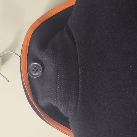 Superdry Navy Label Button-up Short Peacoat (S) - Picture 8 of 9